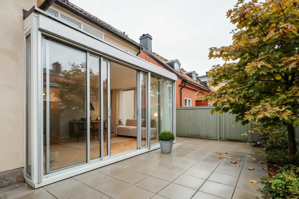 f rdigst lld inglasad altan med isolerglas i s dermalm stockholm